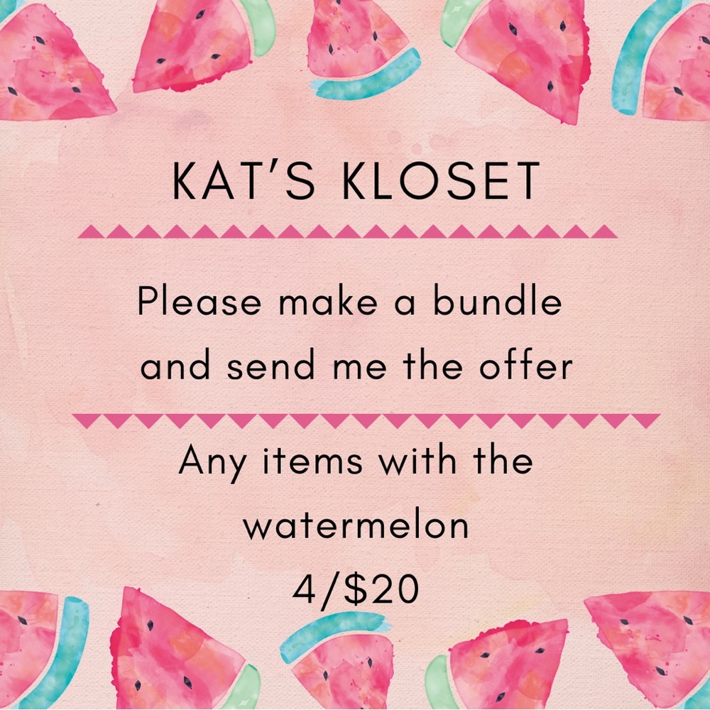 Ad All items with the 🍉 are 4/$20